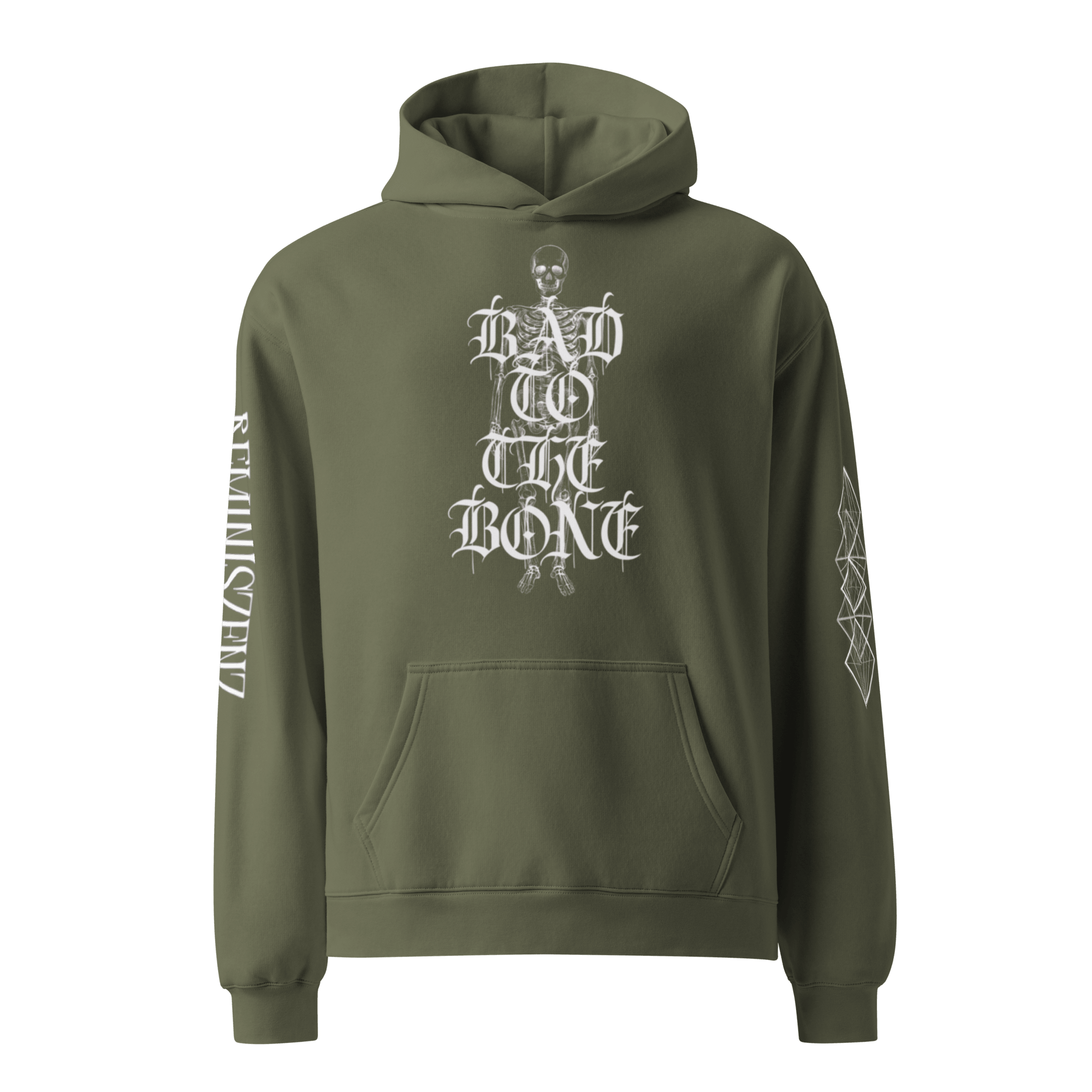 "Bad to the Bone" Oversized - Unisex - Hoodie - rmnsz.store