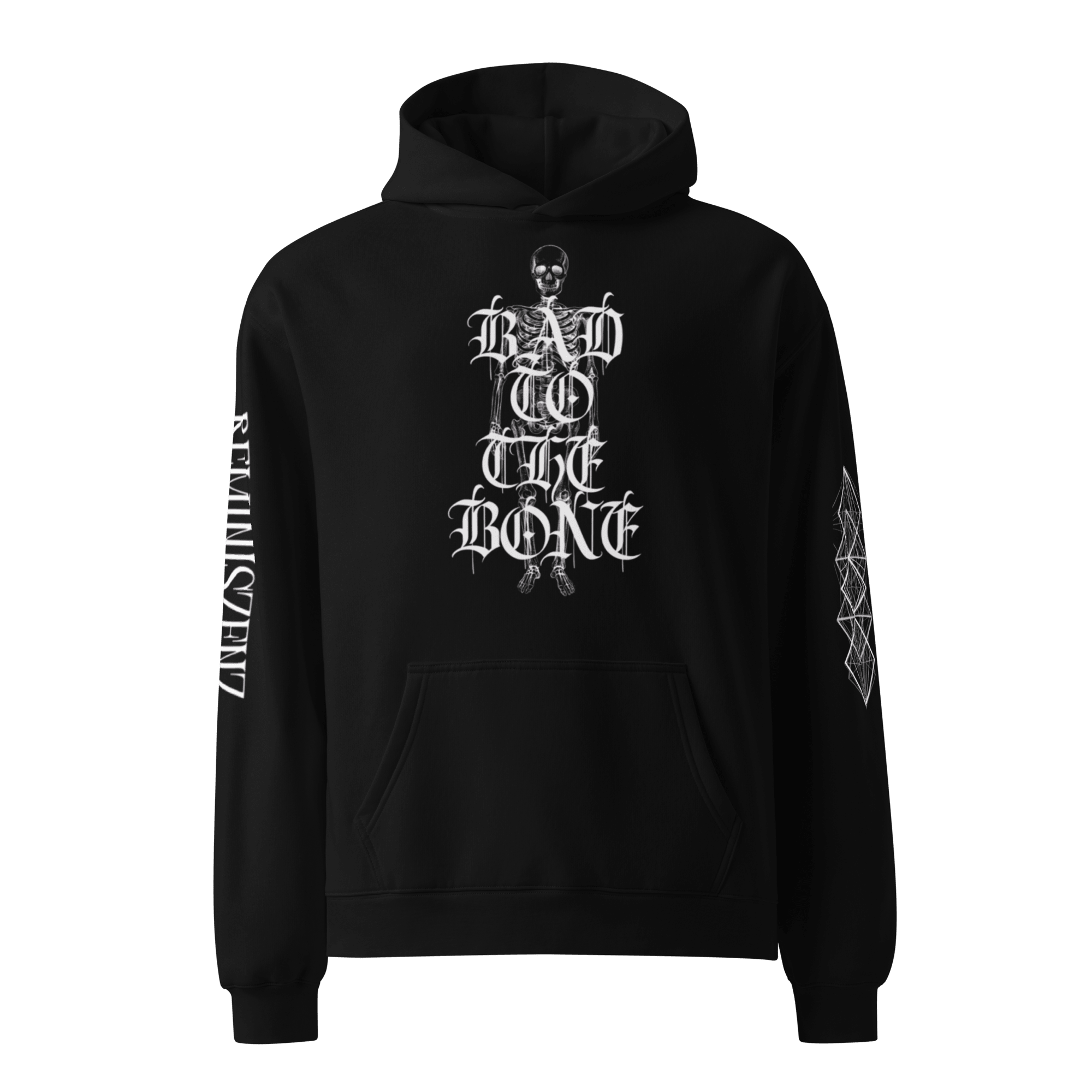"Bad to the Bone" Oversized - Unisex - Hoodie - rmnsz.store