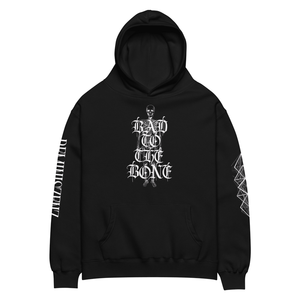 "Bad to the Bone" Oversized - Unisex - Hoodie - rmnsz.store