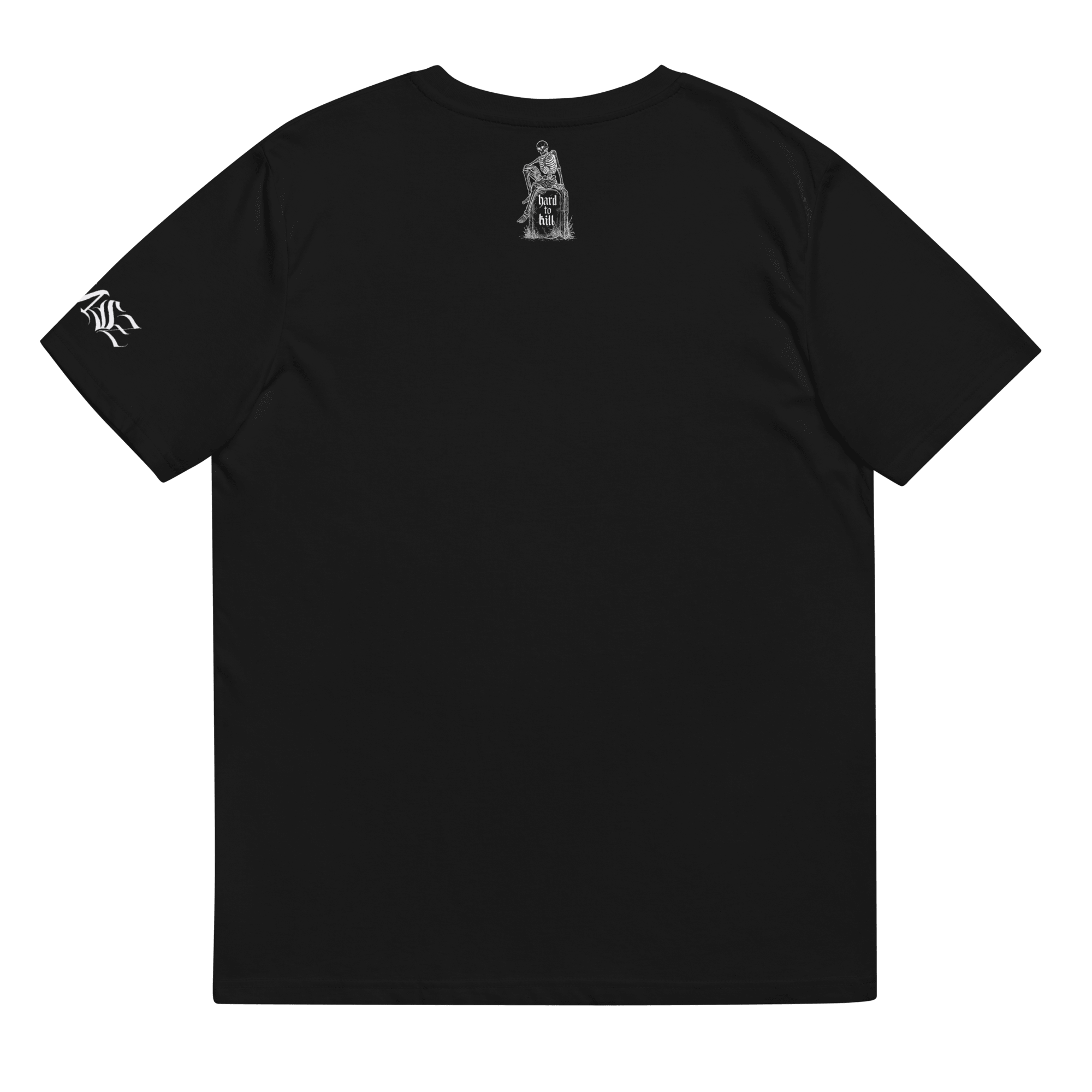 "Bad to the Bone" Unisex Bio - T-Shirt mit Rippkragen - rmnsz.store
