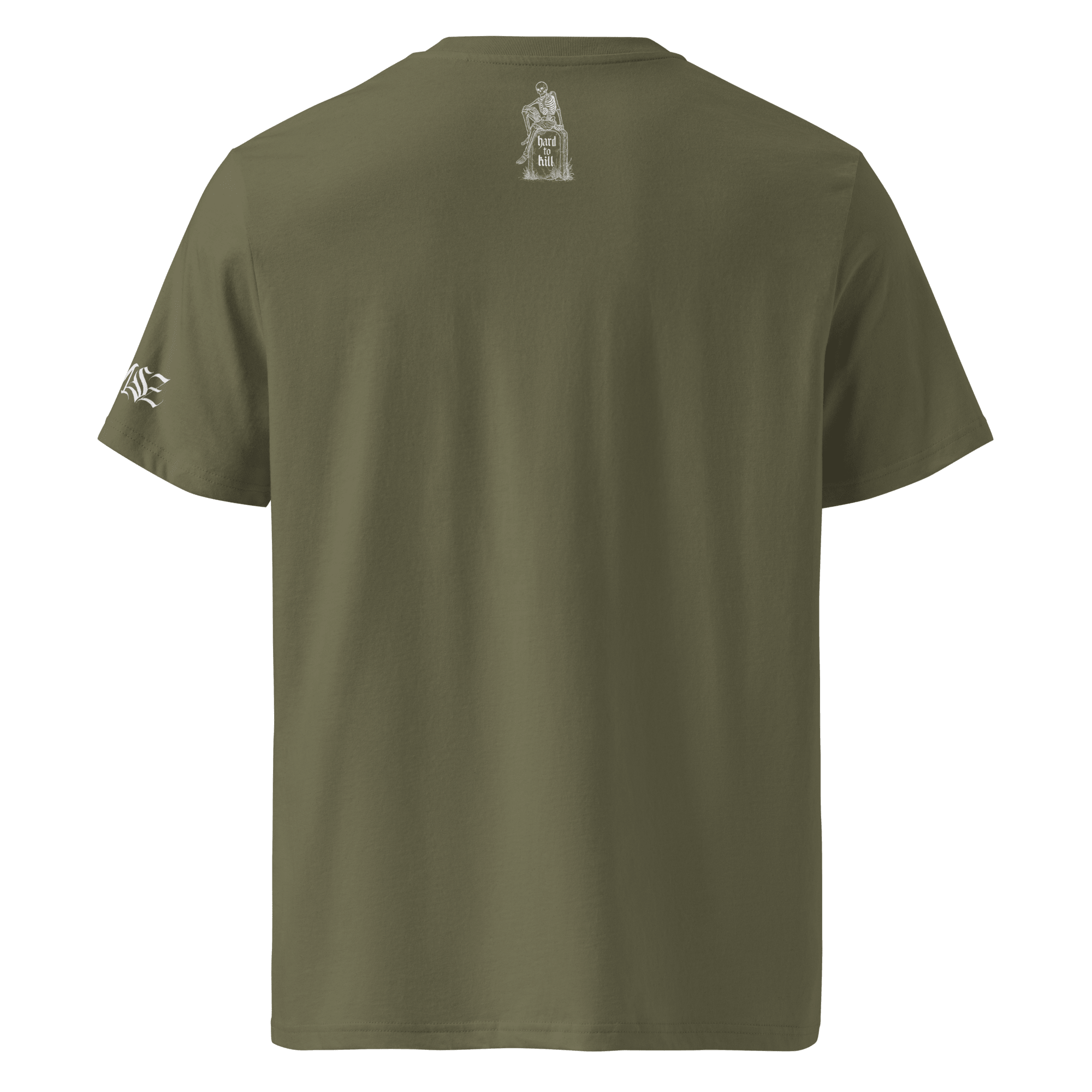 "Bad to the Bone" Unisex Bio - T-Shirt mit Rippkragen - rmnsz.store