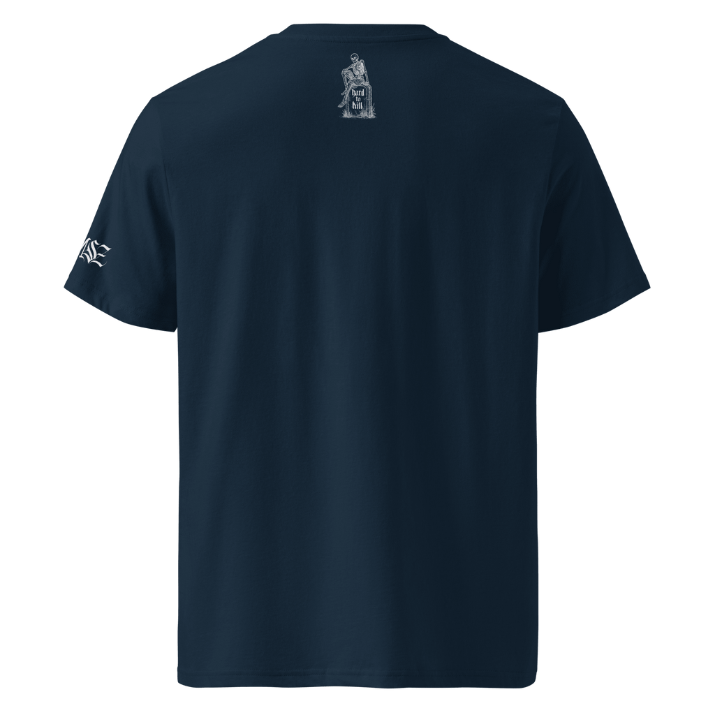 "Bad to the Bone" Unisex Bio - T-Shirt mit Rippkragen - rmnsz.store