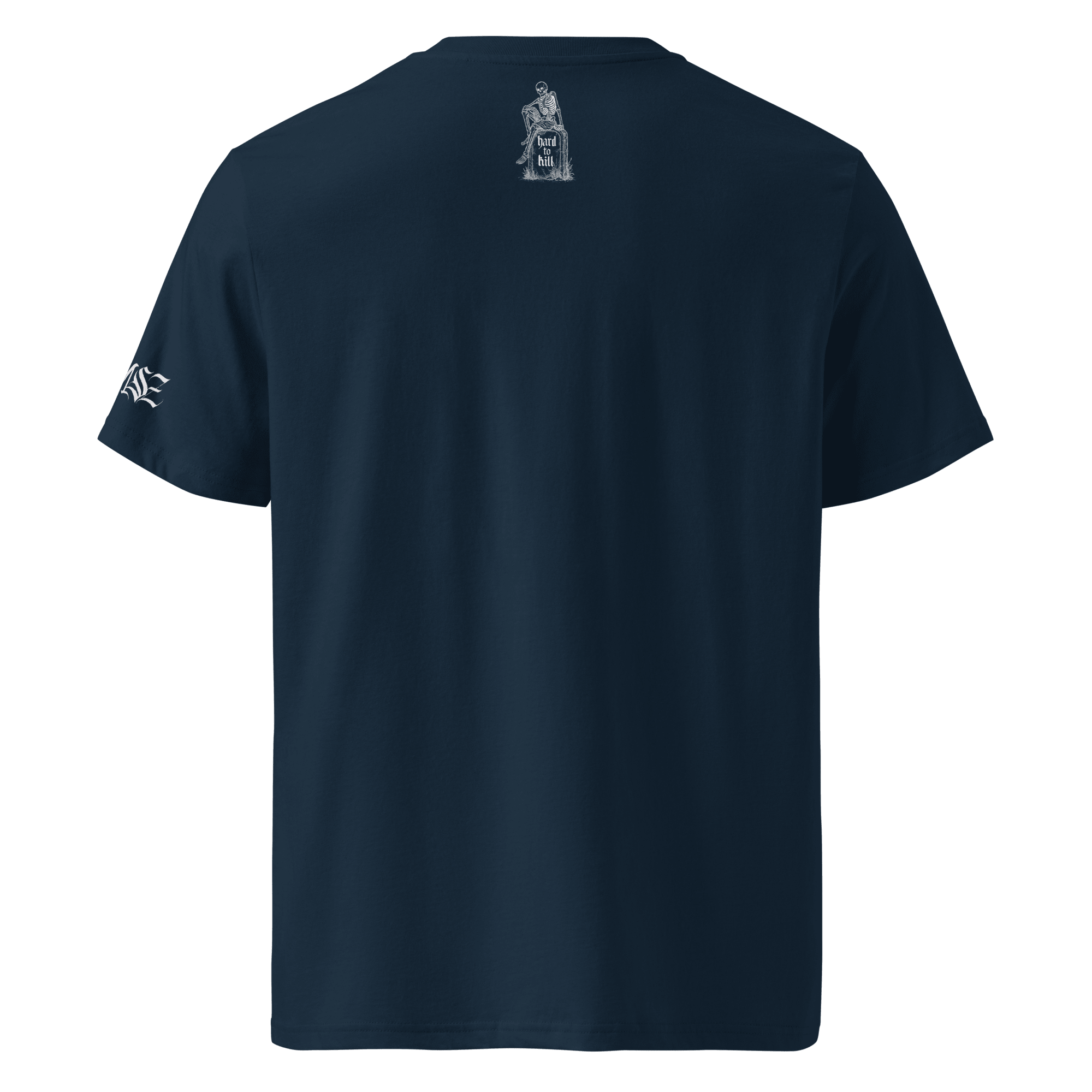 "Bad to the Bone" Unisex Bio - T-Shirt mit Rippkragen - rmnsz.store