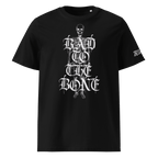 "Bad to the Bone" Unisex Bio - T-Shirt mit Rippkragen - rmnsz.store
