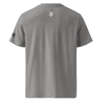 "Bad to the Bone" Unisex Bio - T-Shirt Weiss mit Rippkragen - rmnsz.store