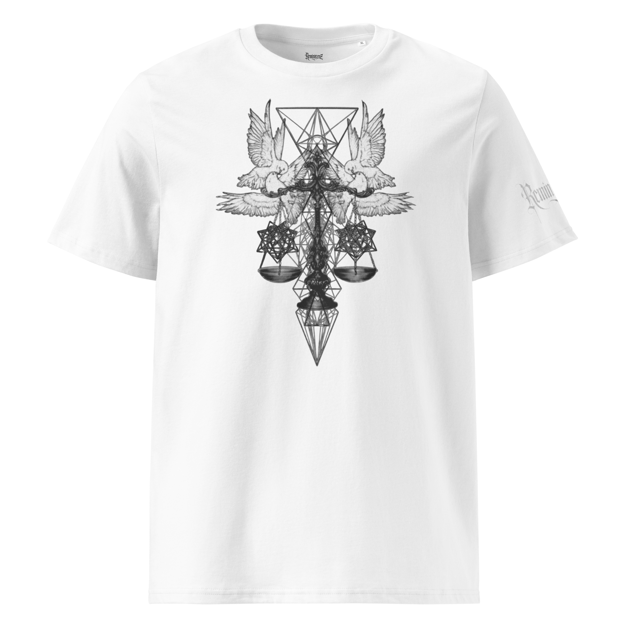 "Balance" Unisex Bio - T-Shirt mit Rippkragen - rmnsz.store