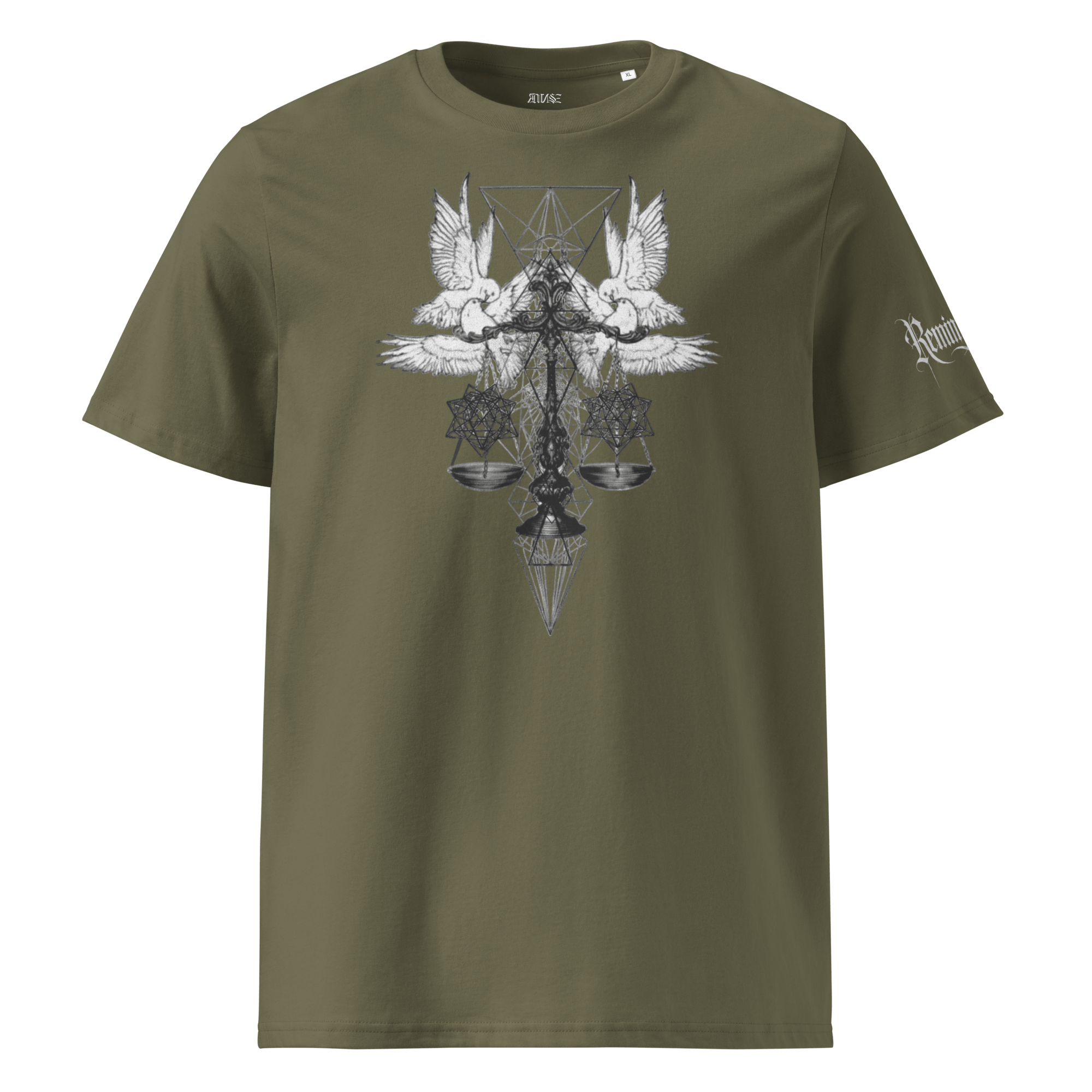 "Balance" Unisex Bio - T-Shirt mit Rippkragen - rmnsz.store