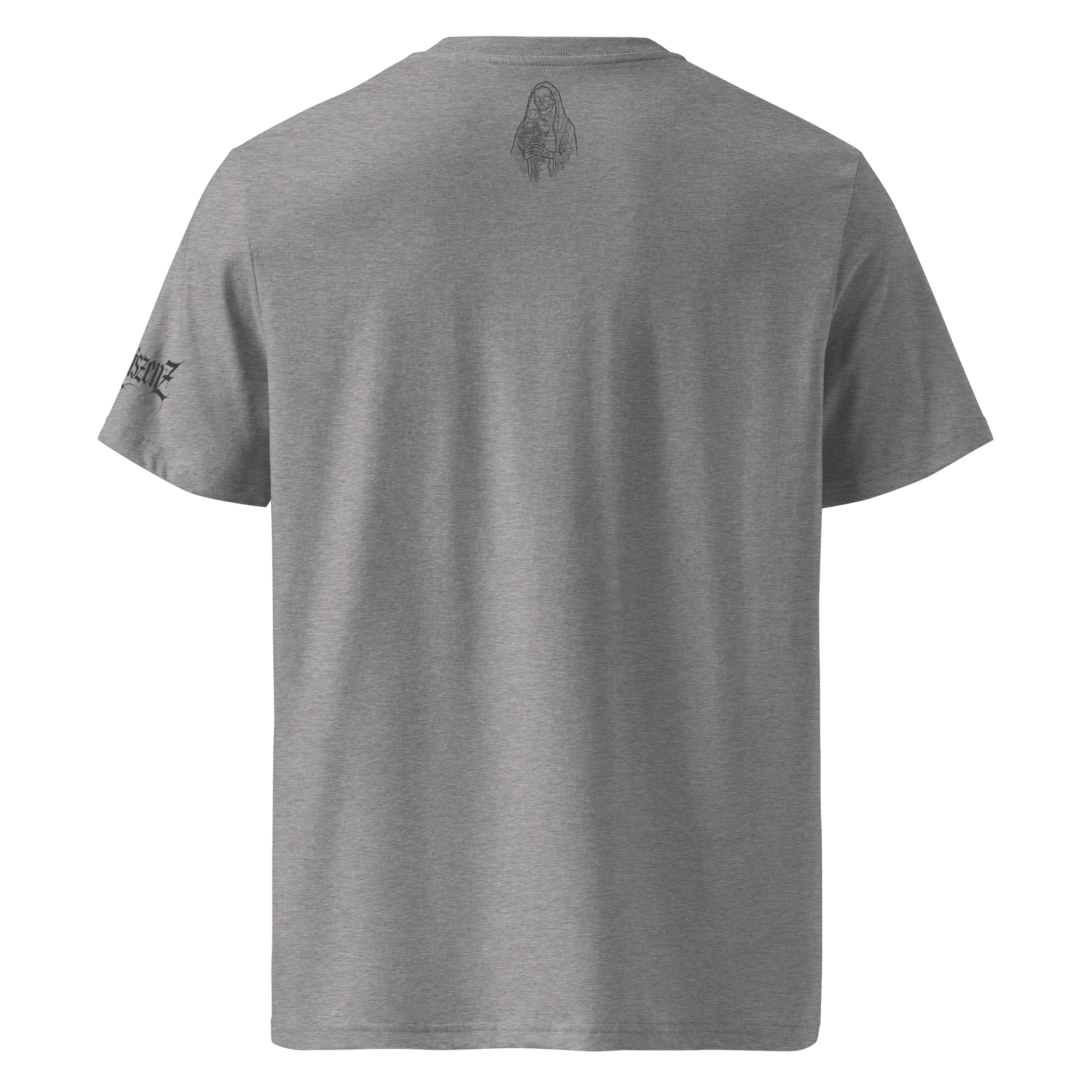 "Blessed" Unisex Bio - T-Shirt Weiss mit Rippkragen - rmnsz.store