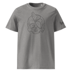 "Blessed" Unisex Bio - T-Shirt Weiss mit Rippkragen - rmnsz.store