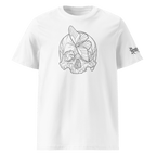 "Blessed" Unisex Bio - T-Shirt Weiss mit Rippkragen - rmnsz.store