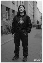 "Bug" Unisex Bio - T-Shirt mit Rippkragen - rmnsz.store