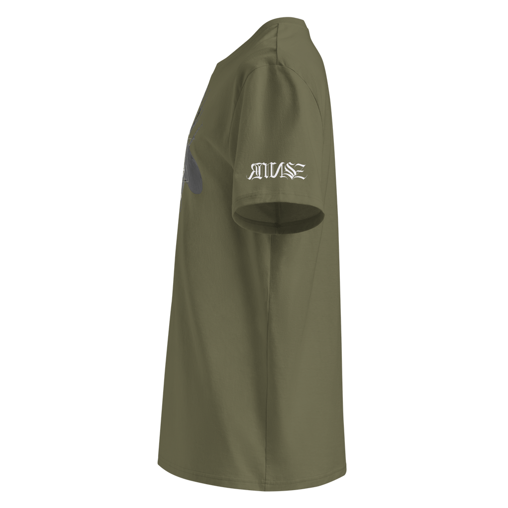 "Bug" Unisex Bio - T-Shirt mit Rippkragen - rmnsz.store
