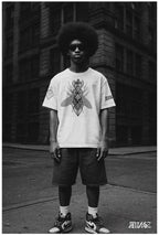 "Bug" Unisex Bio - T-Shirt mit Rippkragen - rmnsz.store
