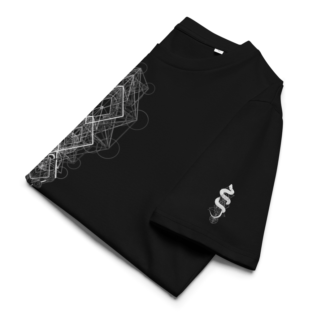 "Enigma" Unisex Bio - T-Shirt mit Rippkragen - rmnsz.store