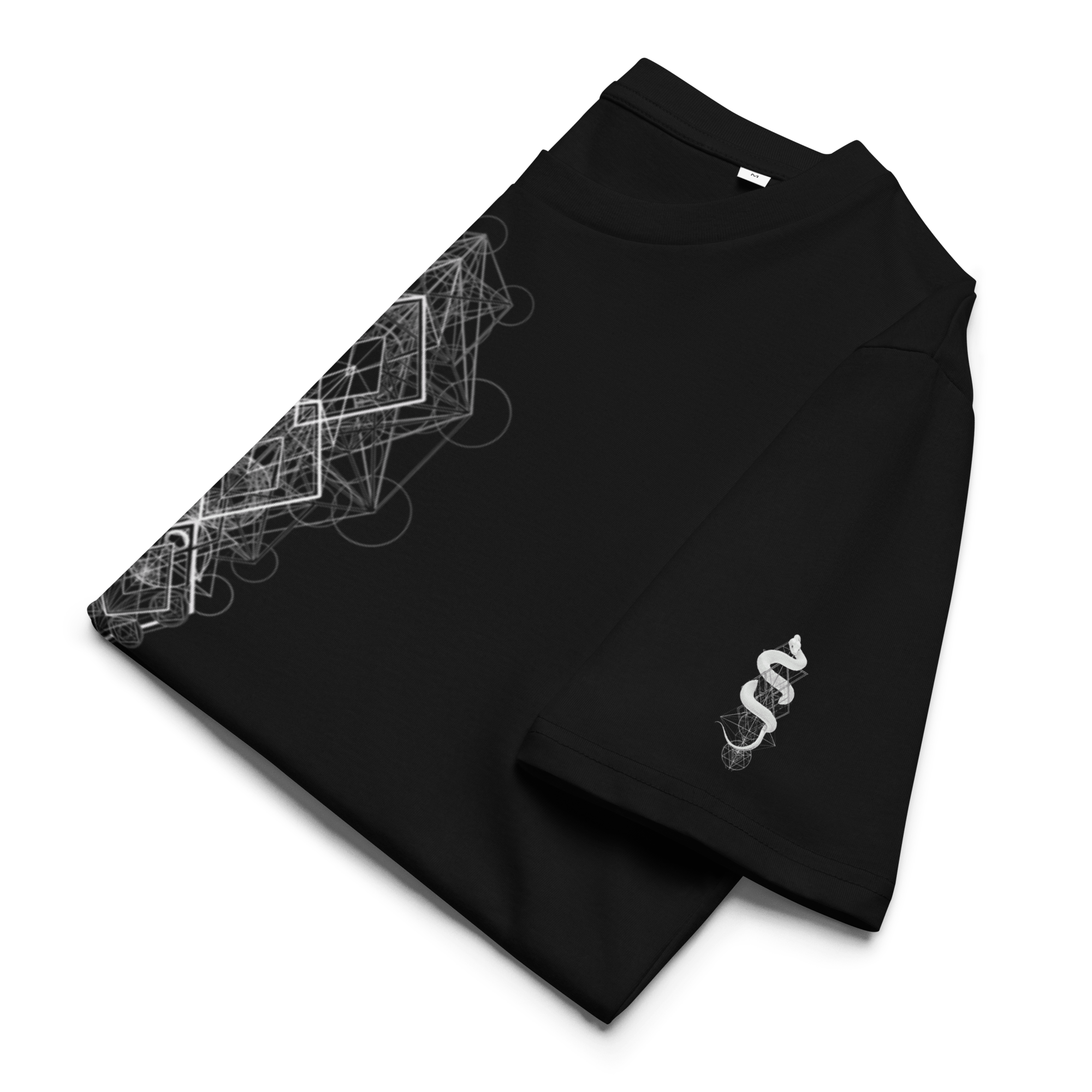 "Enigma" Unisex Bio - T-Shirt mit Rippkragen - rmnsz.store