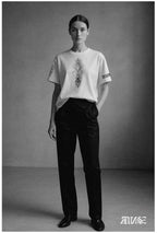 "Enigma" Unisex Bio - T-Shirt mit Rippkragen - rmnsz.store