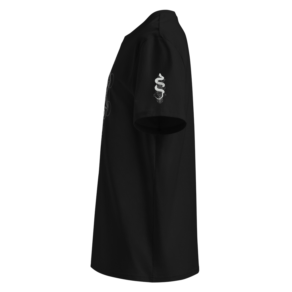 "Enigma" Unisex Bio - T-Shirt mit Rippkragen - rmnsz.store