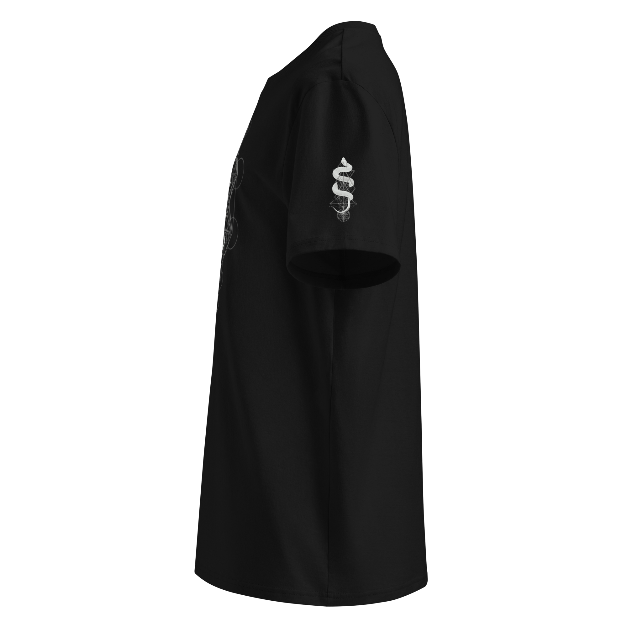 "Enigma" Unisex Bio - T-Shirt mit Rippkragen - rmnsz.store