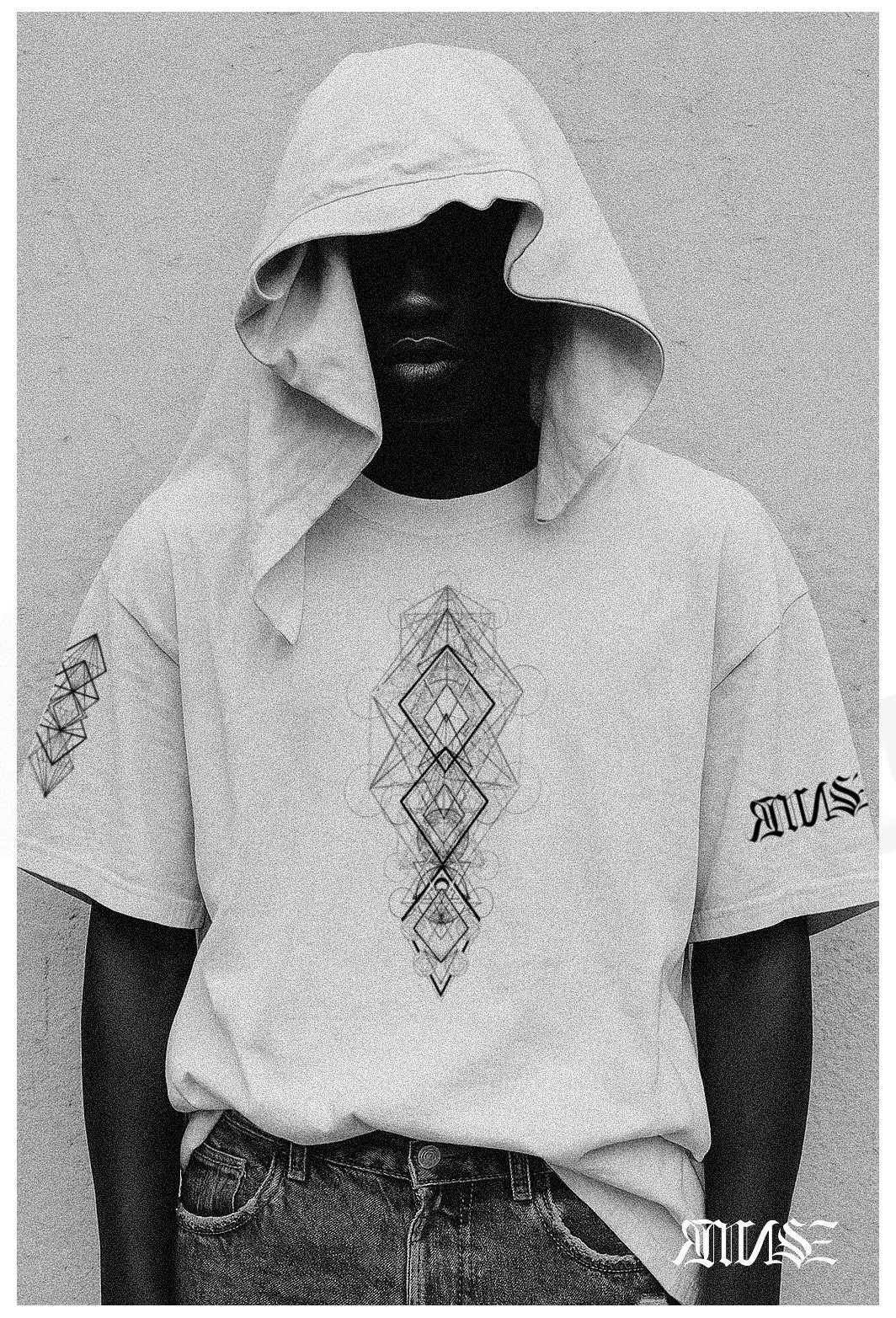 "Enigma" Unisex Bio - T-Shirt mit Rippkragen - rmnsz.store