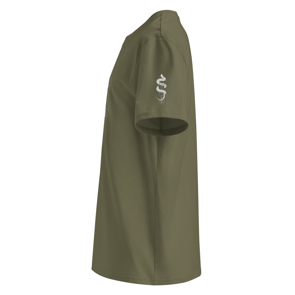 "Enigma" Unisex Bio - T-Shirt mit Rippkragen - rmnsz.store