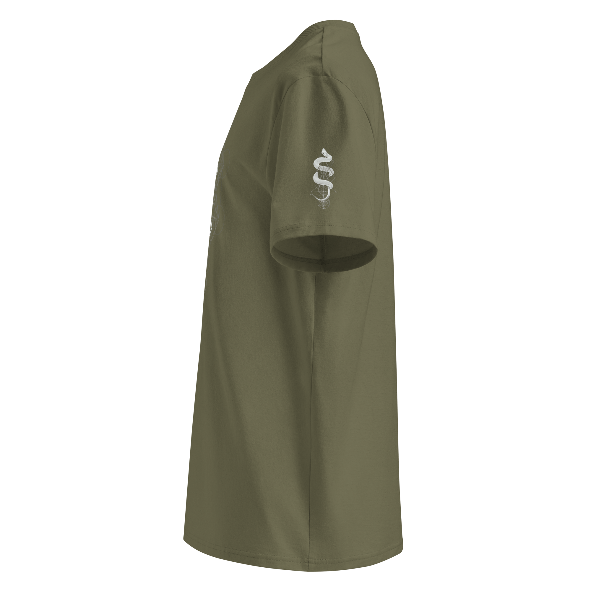 "Enigma" Unisex Bio - T-Shirt mit Rippkragen - rmnsz.store