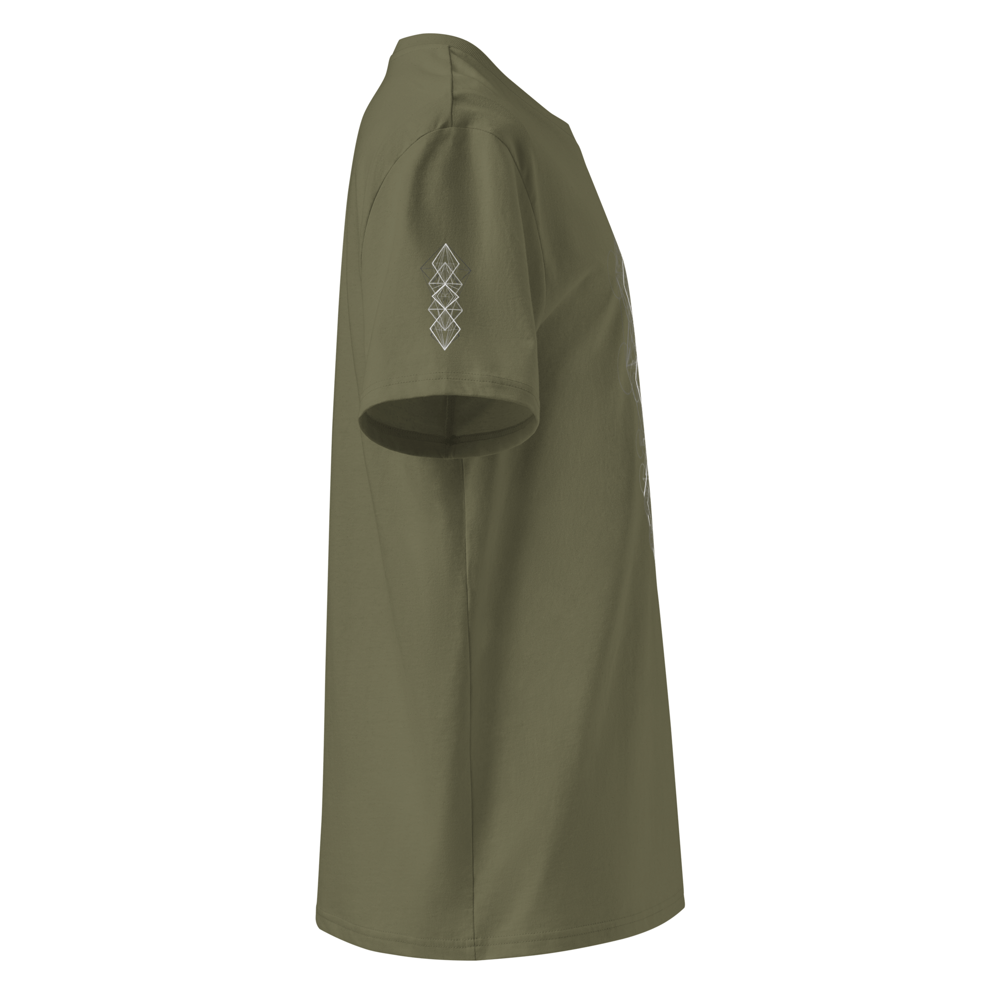 "Enigma" Unisex Bio - T-Shirt mit Rippkragen - rmnsz.store