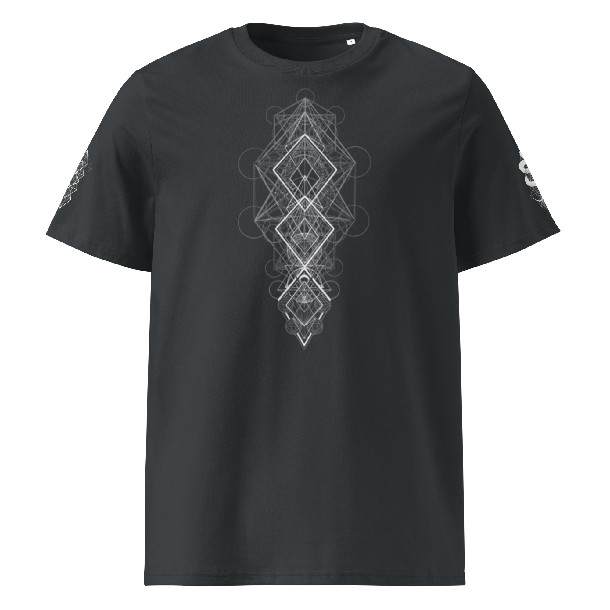 "Enigma" Unisex Bio - T-Shirt mit Rippkragen - rmnsz.store