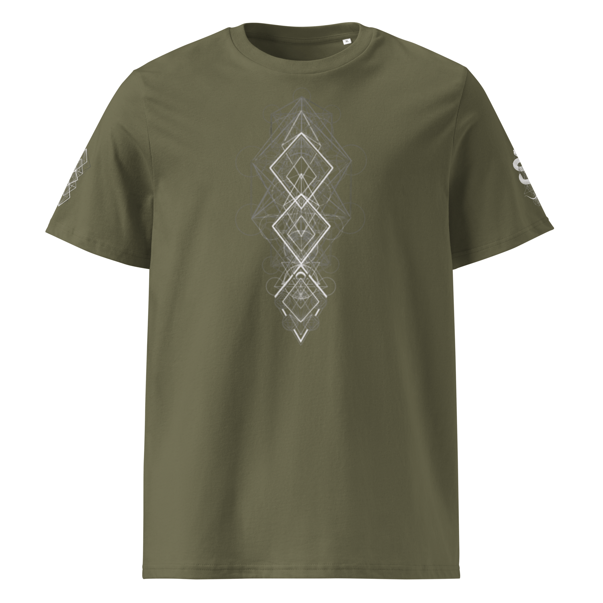 "Enigma" Unisex Bio - T-Shirt mit Rippkragen - rmnsz.store