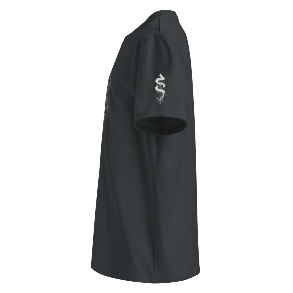 "Enigma" Unisex Bio - T-Shirt mit Rippkragen - rmnsz.store