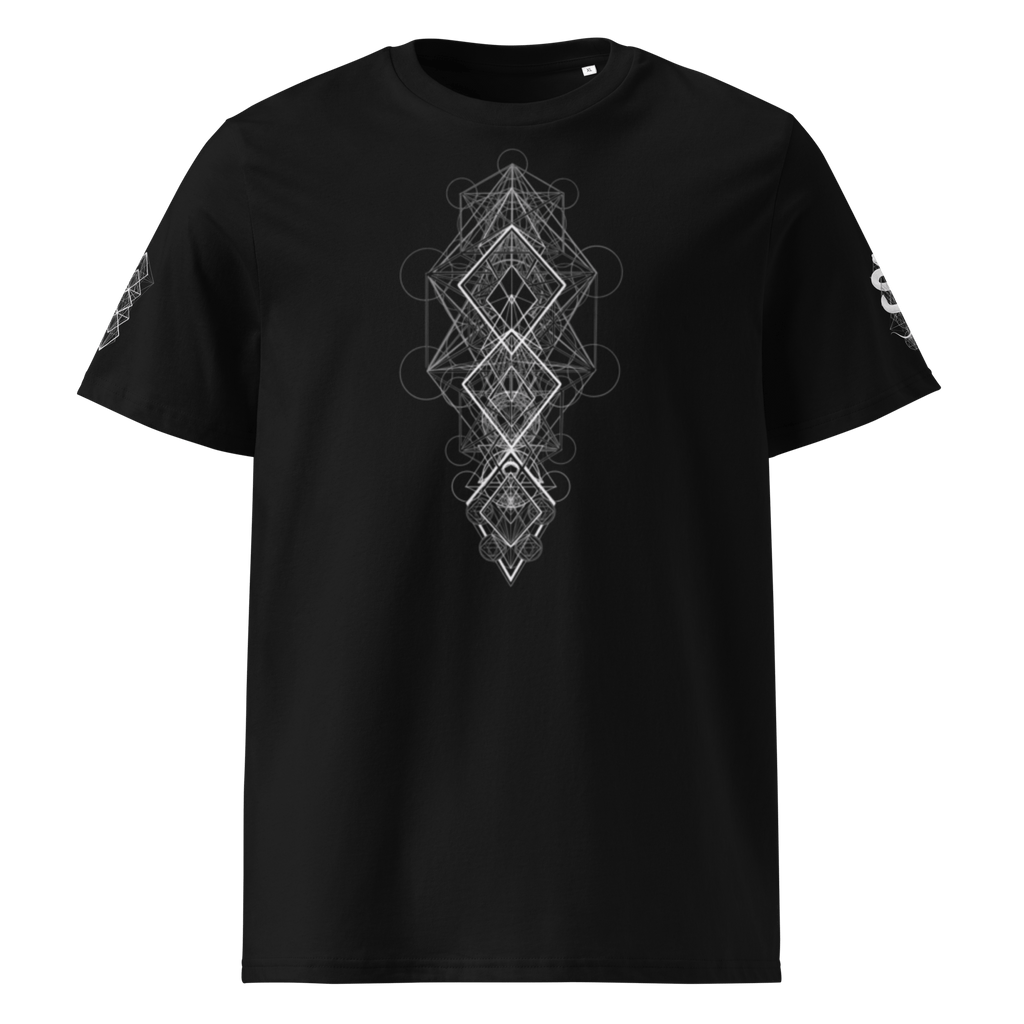 "Enigma" Unisex Bio - T-Shirt mit Rippkragen - rmnsz.store