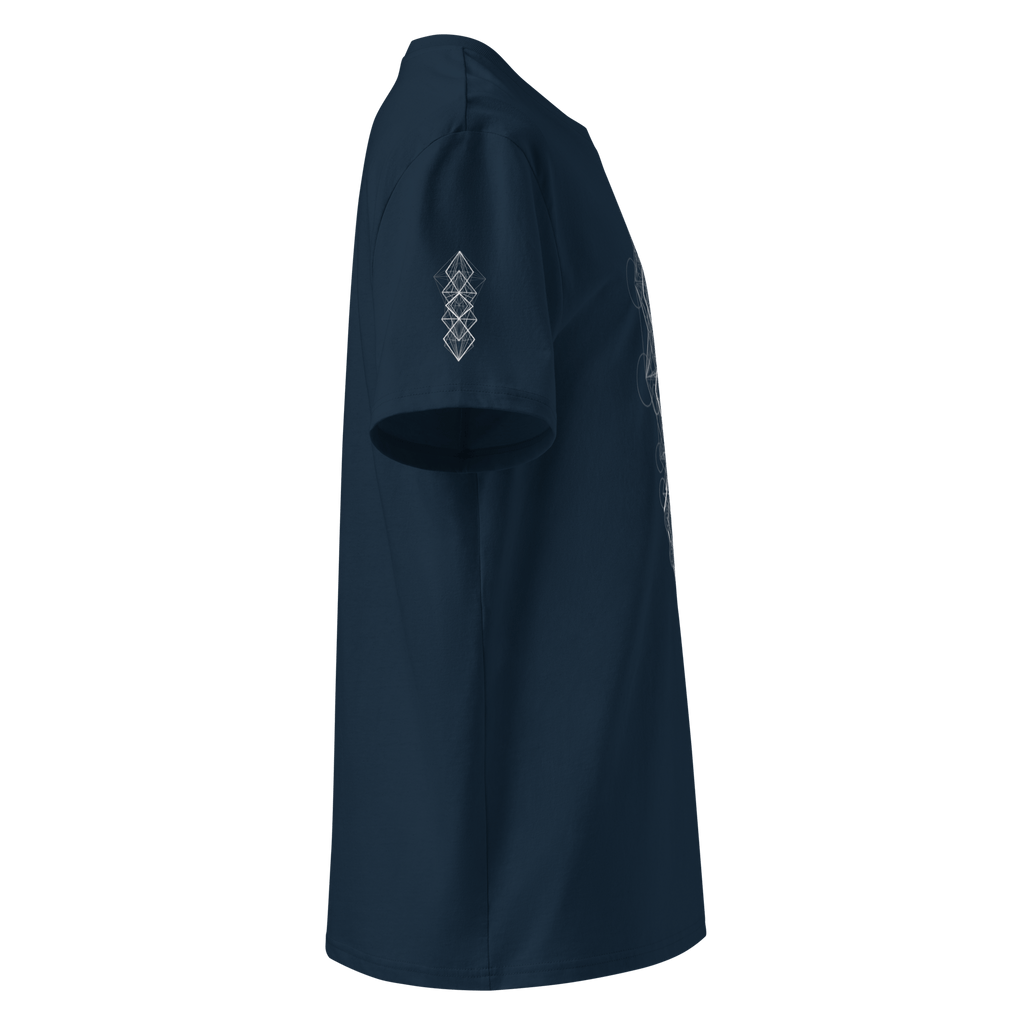 "Enigma" Unisex Bio - T-Shirt mit Rippkragen - rmnsz.store