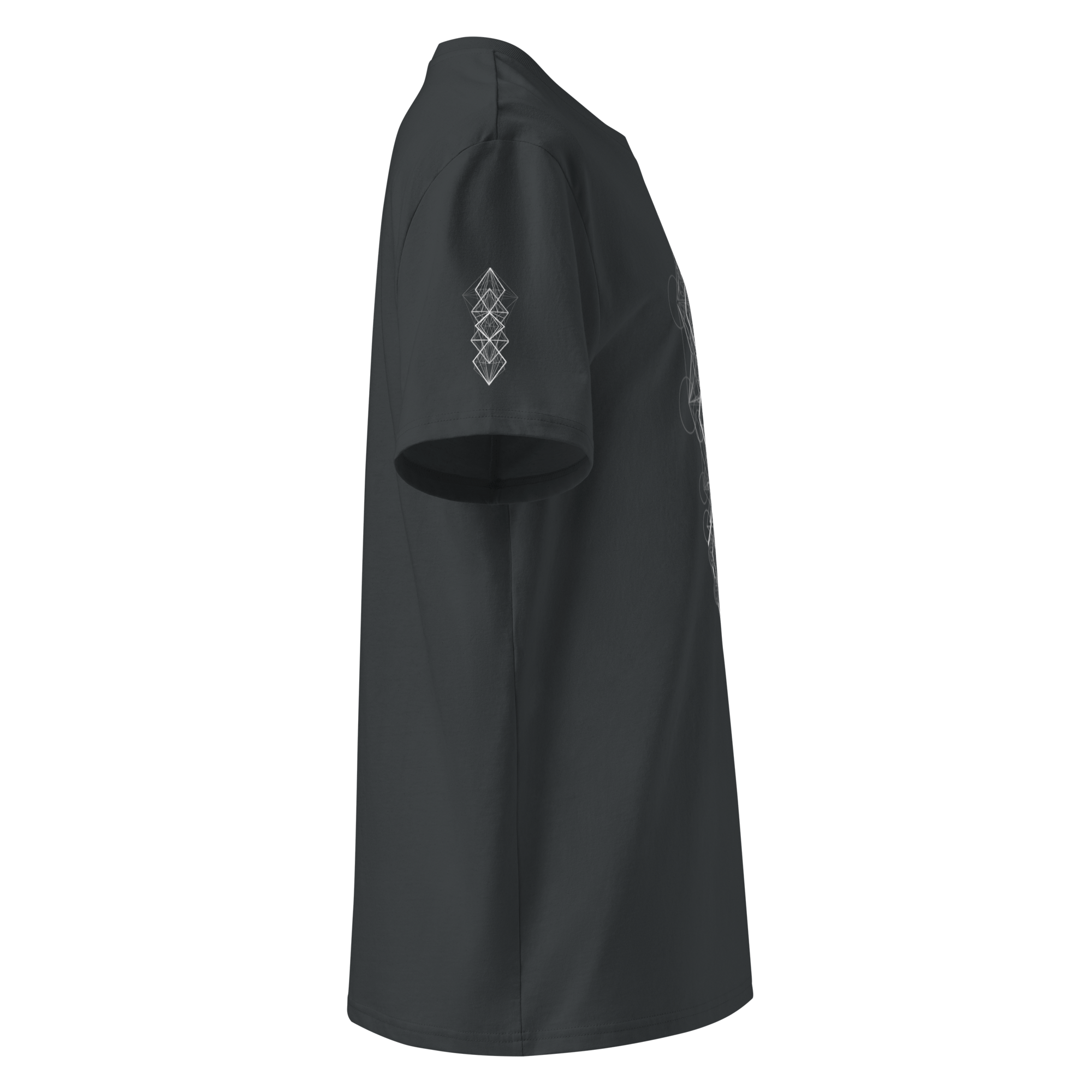 "Enigma" Unisex Bio - T-Shirt mit Rippkragen - rmnsz.store