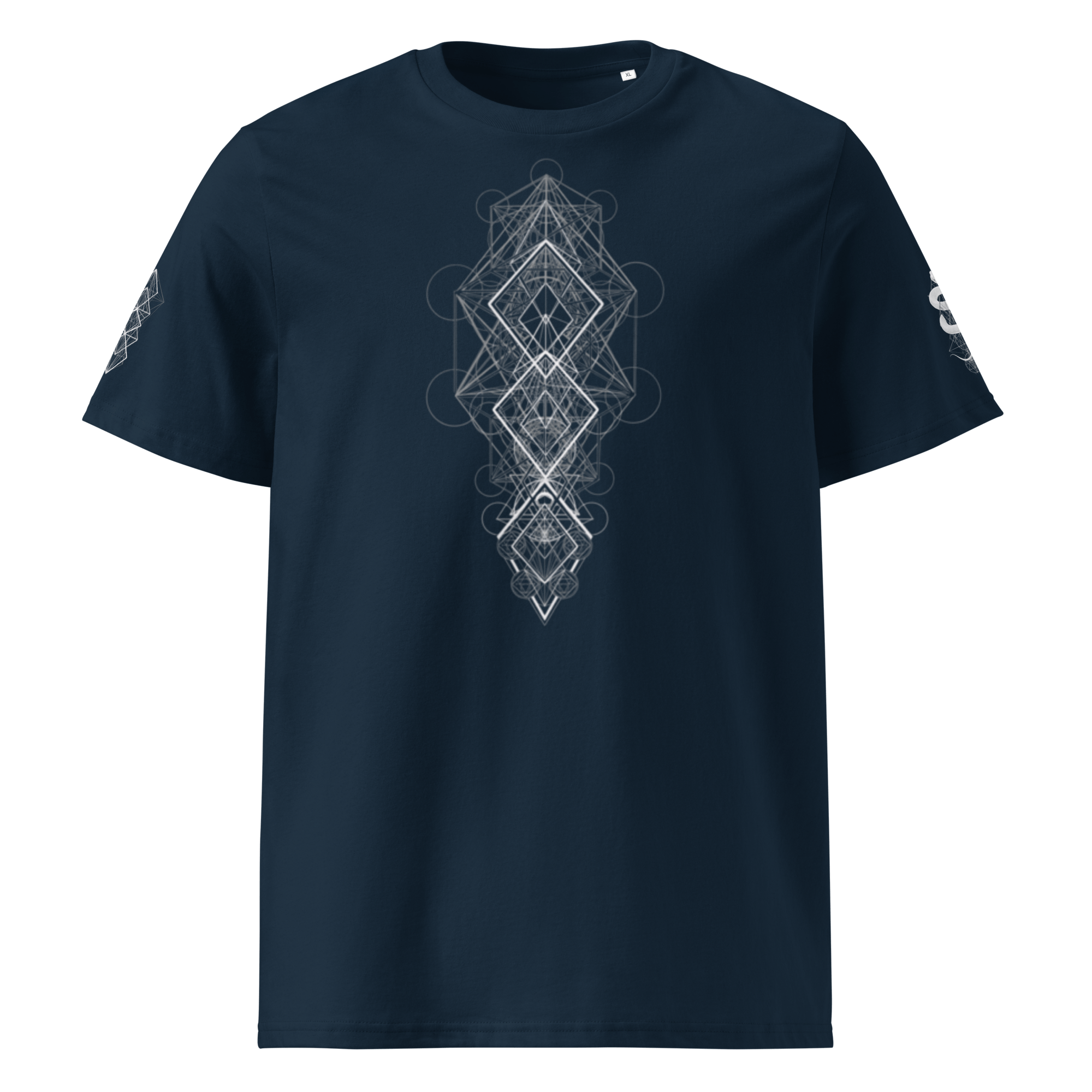 "Enigma" Unisex Bio - T-Shirt mit Rippkragen - rmnsz.store