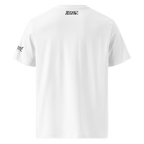 "Ephemere" Unisex Bio - T-Shirt Weiss mit Rippkragen - rmnsz.store