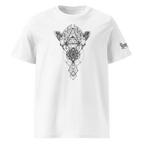 "Espoir" Unisex Bio - T-Shirt Weiss mit Rippkragen - rmnsz.store