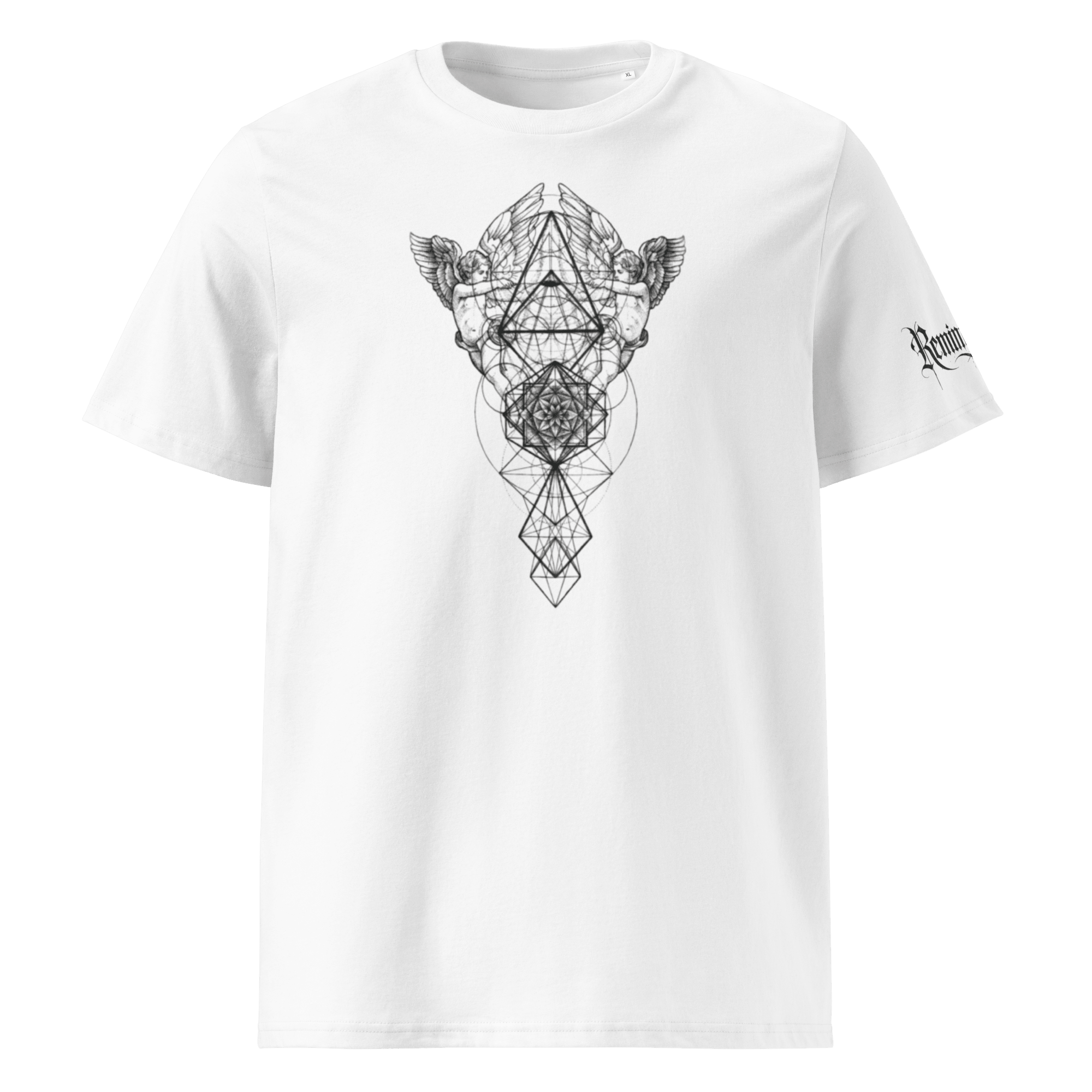 "Espoir" Unisex Bio - T-Shirt Weiss mit Rippkragen - rmnsz.store