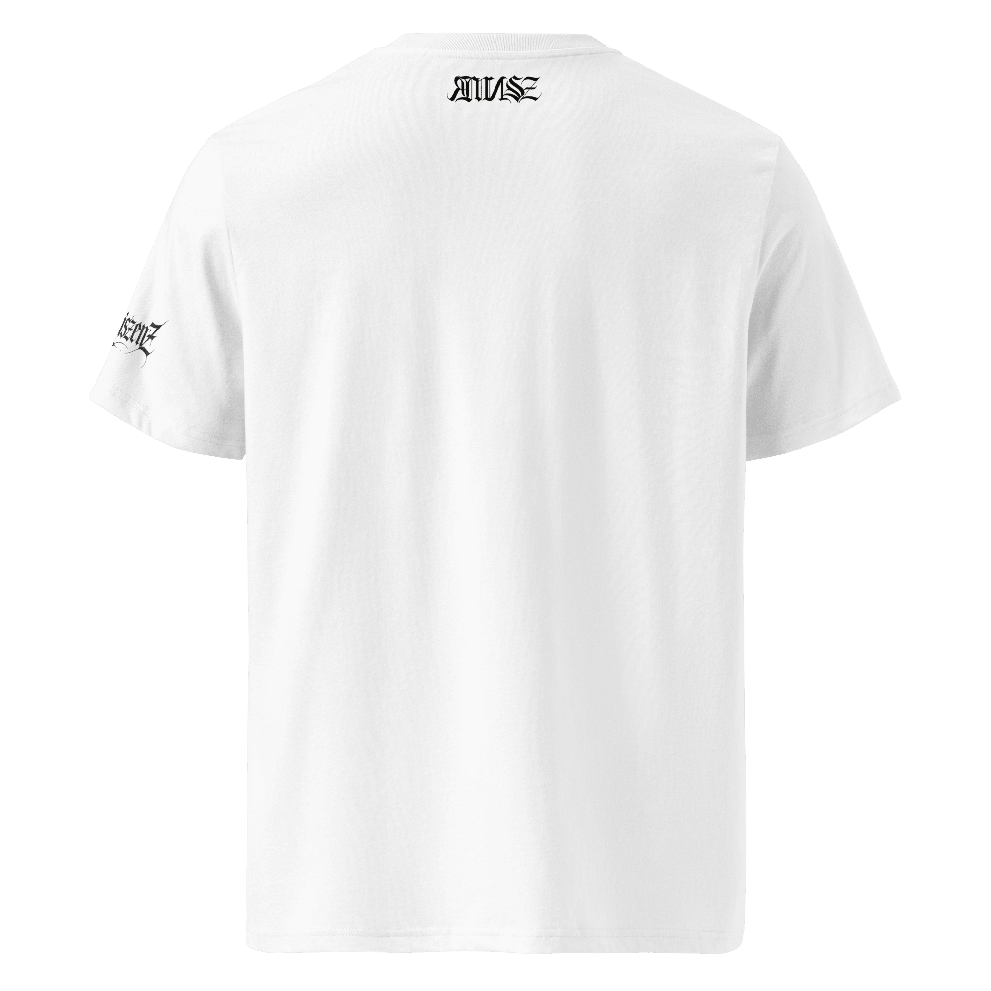 "Espoir" Unisex Bio - T-Shirt Weiss mit Rippkragen - rmnsz.store