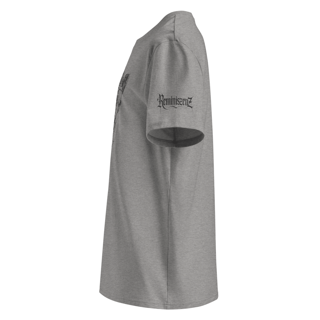 "Espoir" Unisex Bio - T-Shirt Weiss mit Rippkragen - rmnsz.store