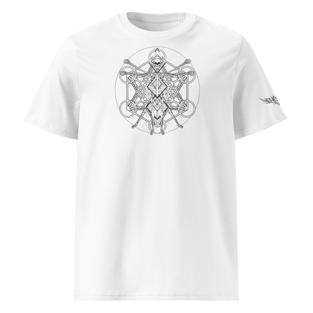 „Félicité“ Unisex Bio - T-Shirt Weiss mit Rippkragen - rmnsz.store