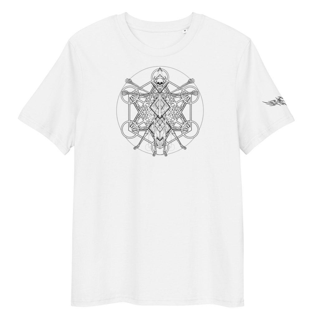 „Félicité“ Unisex Bio - T-Shirt Weiss mit Rippkragen - rmnsz.store