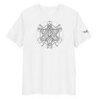 „Félicité“ Unisex Bio - T-Shirt Weiss mit Rippkragen - rmnsz.store