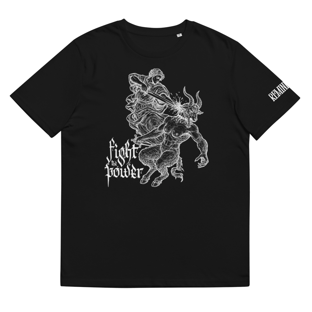 "Fight the Power" Unisex Bio - T-Shirt mit Rippkragen - rmnsz.store