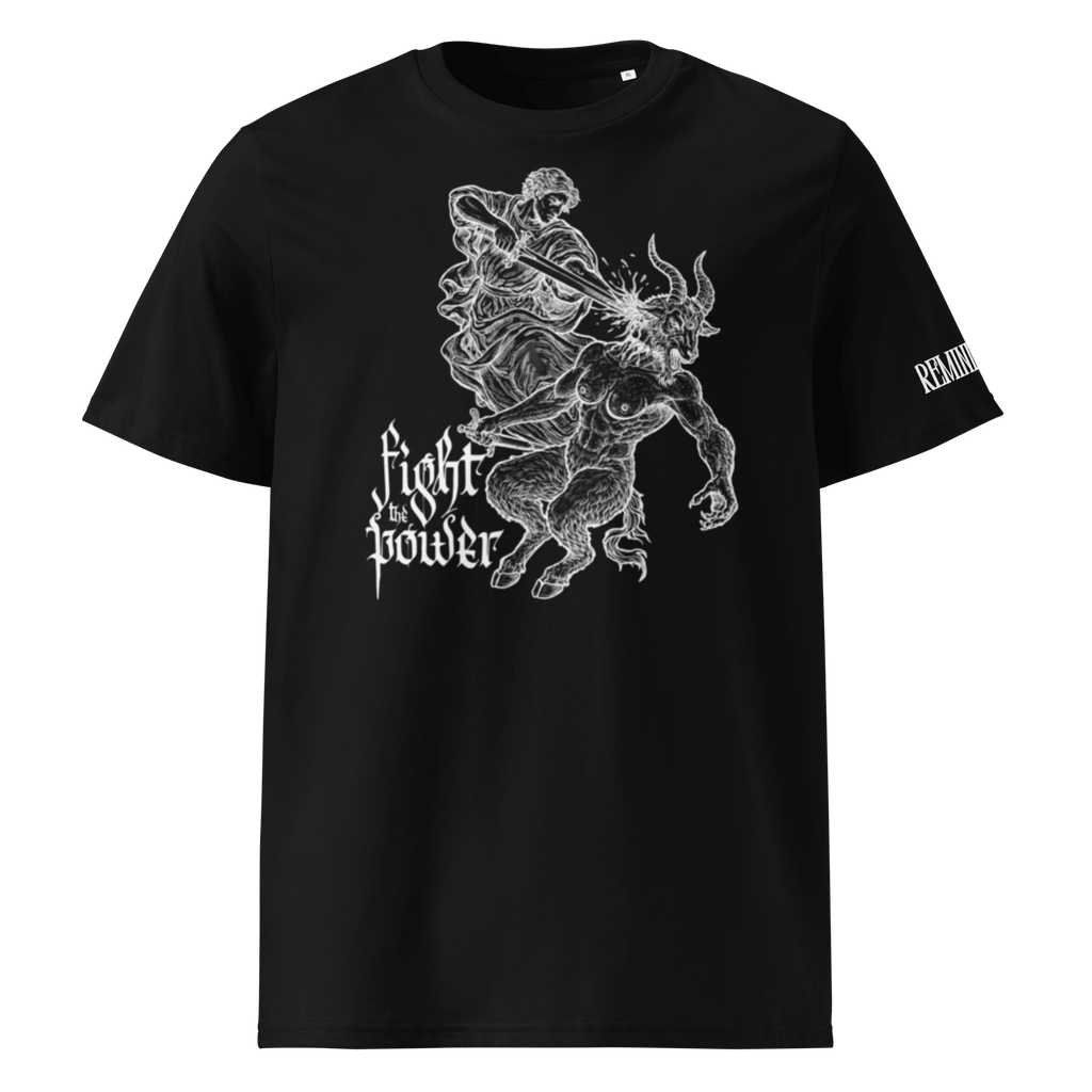 "Fight the Power" Unisex Bio - T-Shirt mit Rippkragen - rmnsz.store