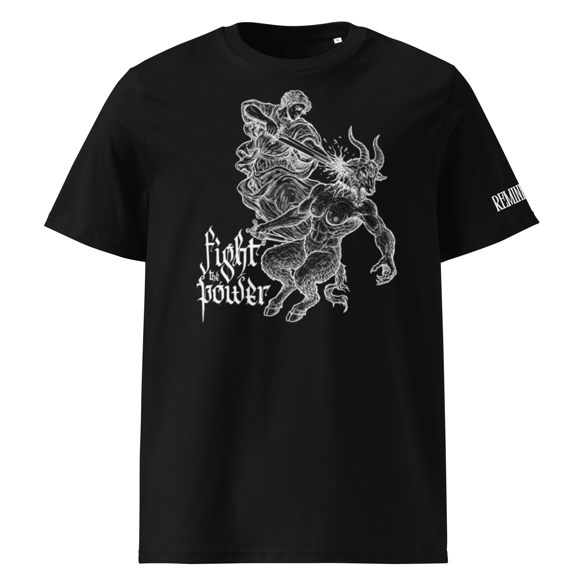 "Fight the Power" Unisex Bio - T-Shirt mit Rippkragen - rmnsz.store