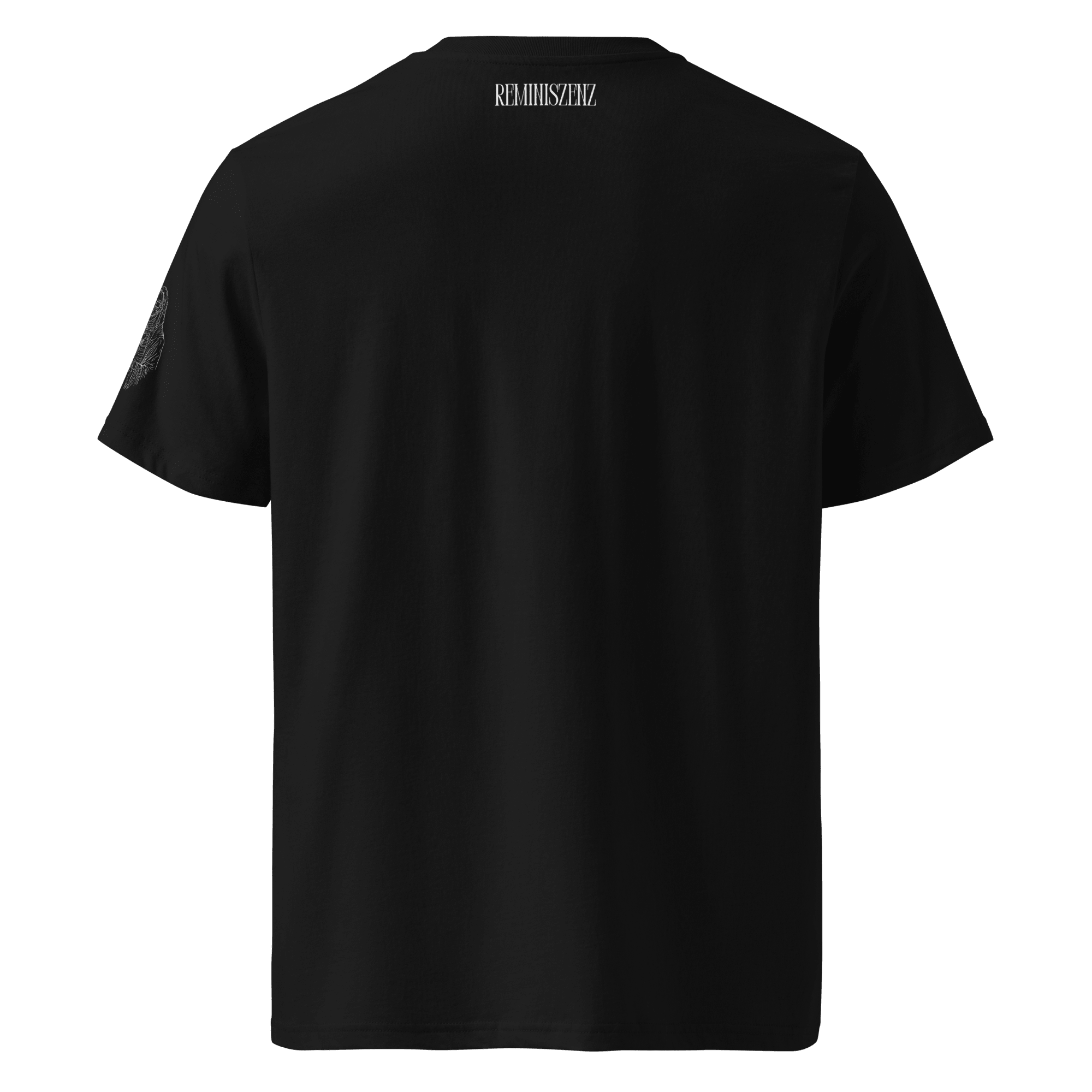 "Ghost" Unisex Bio - T-Shirt mit Rippkragen - rmnsz.store
