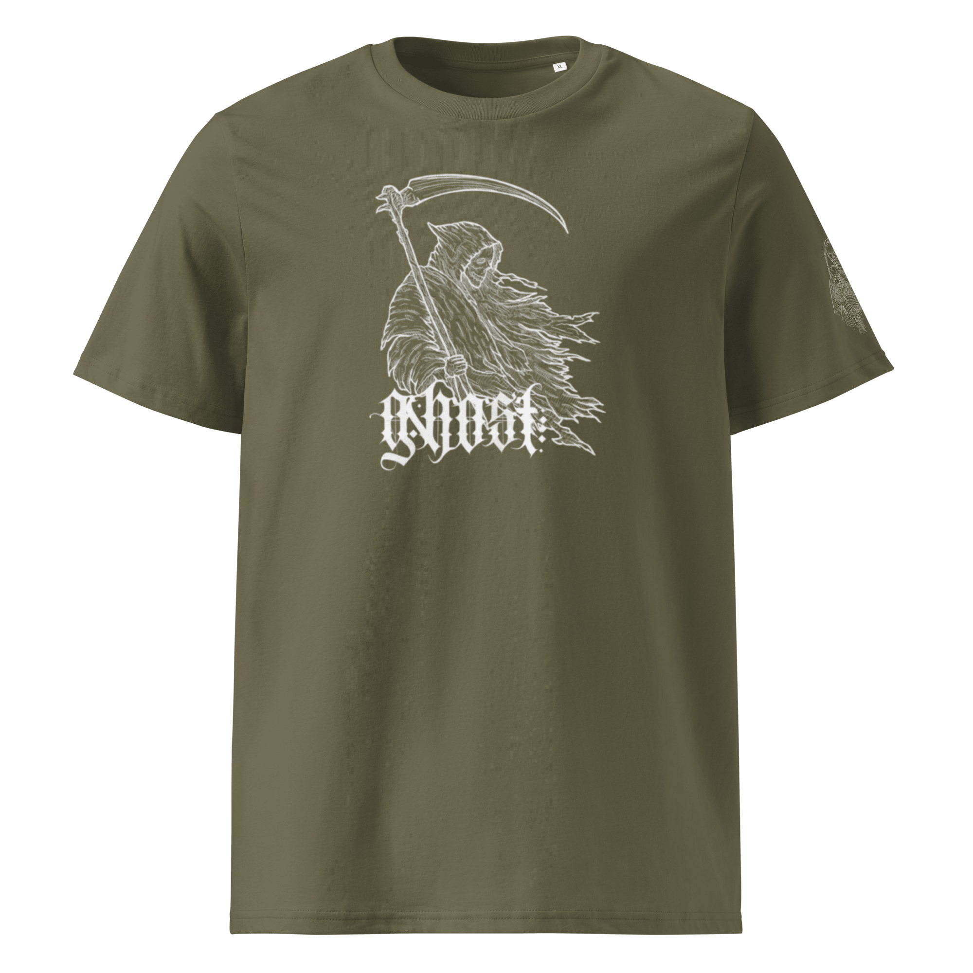 "Ghost" Unisex Bio - T-Shirt mit Rippkragen - rmnsz.store