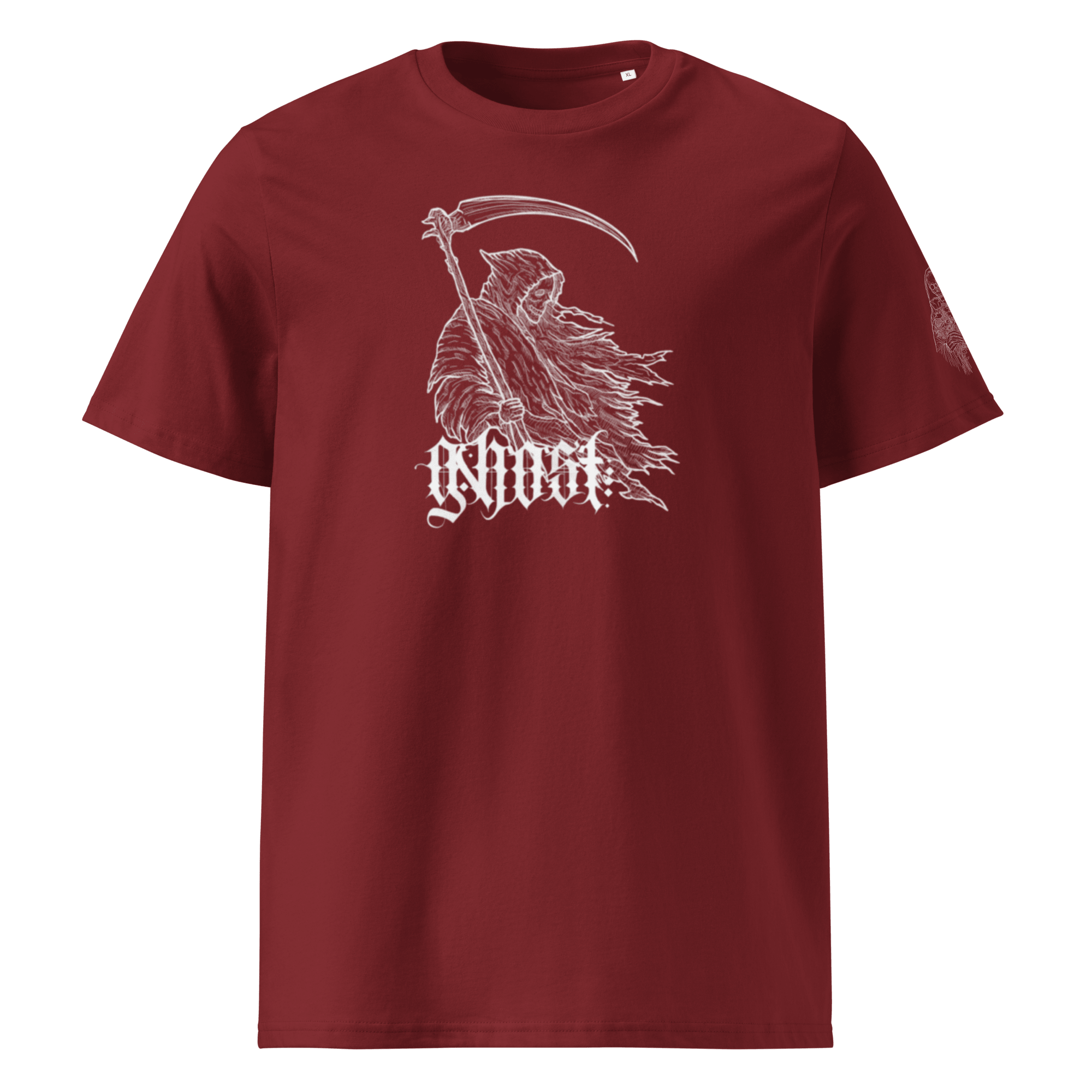 "Ghost" Unisex Bio - T-Shirt mit Rippkragen - rmnsz.store