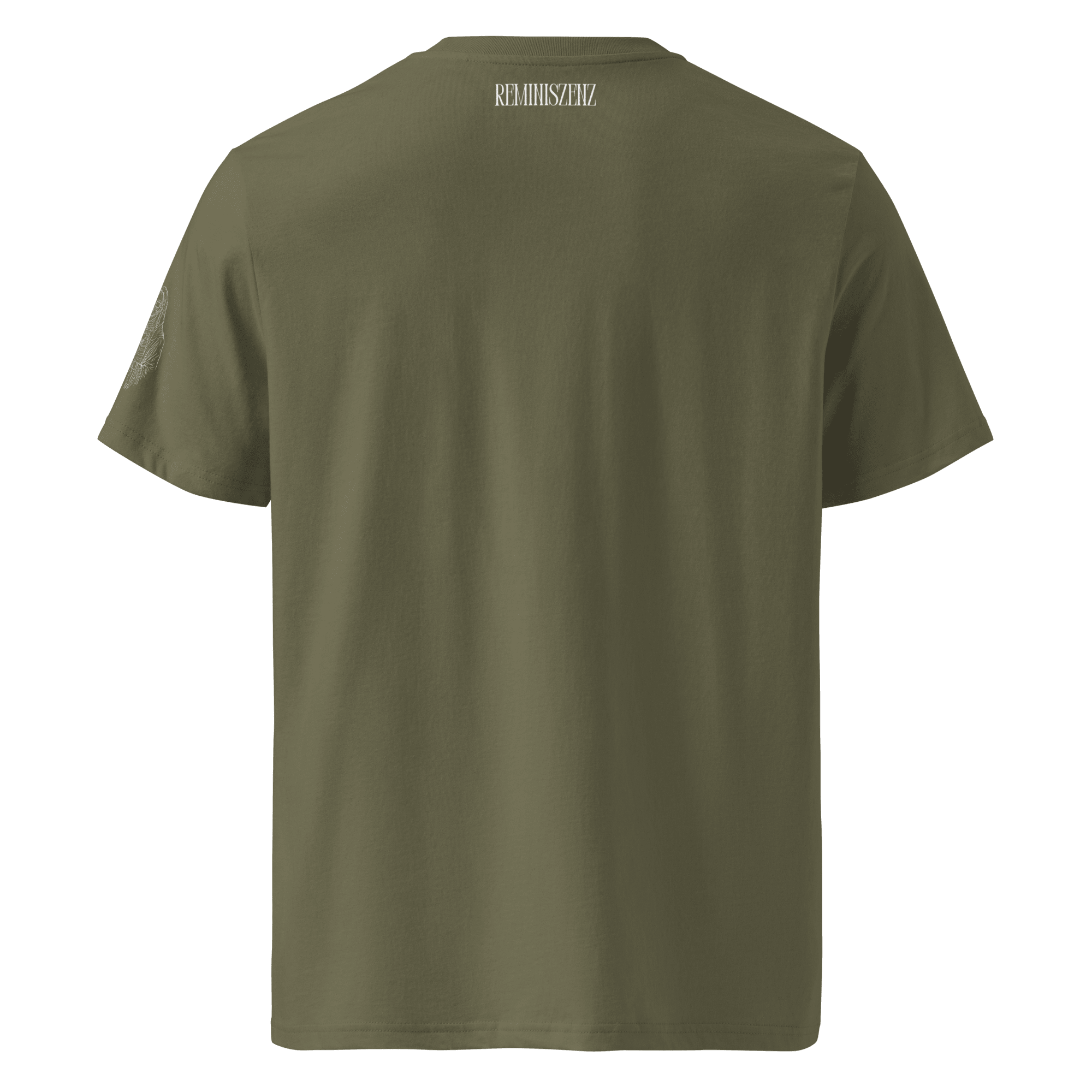 "Ghost" Unisex Bio - T-Shirt mit Rippkragen - rmnsz.store