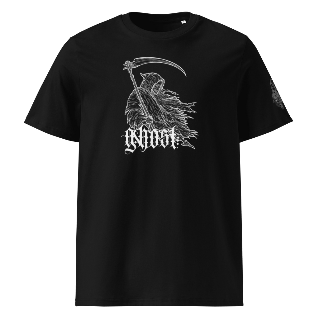 "Ghost" Unisex Bio - T-Shirt mit Rippkragen - rmnsz.store
