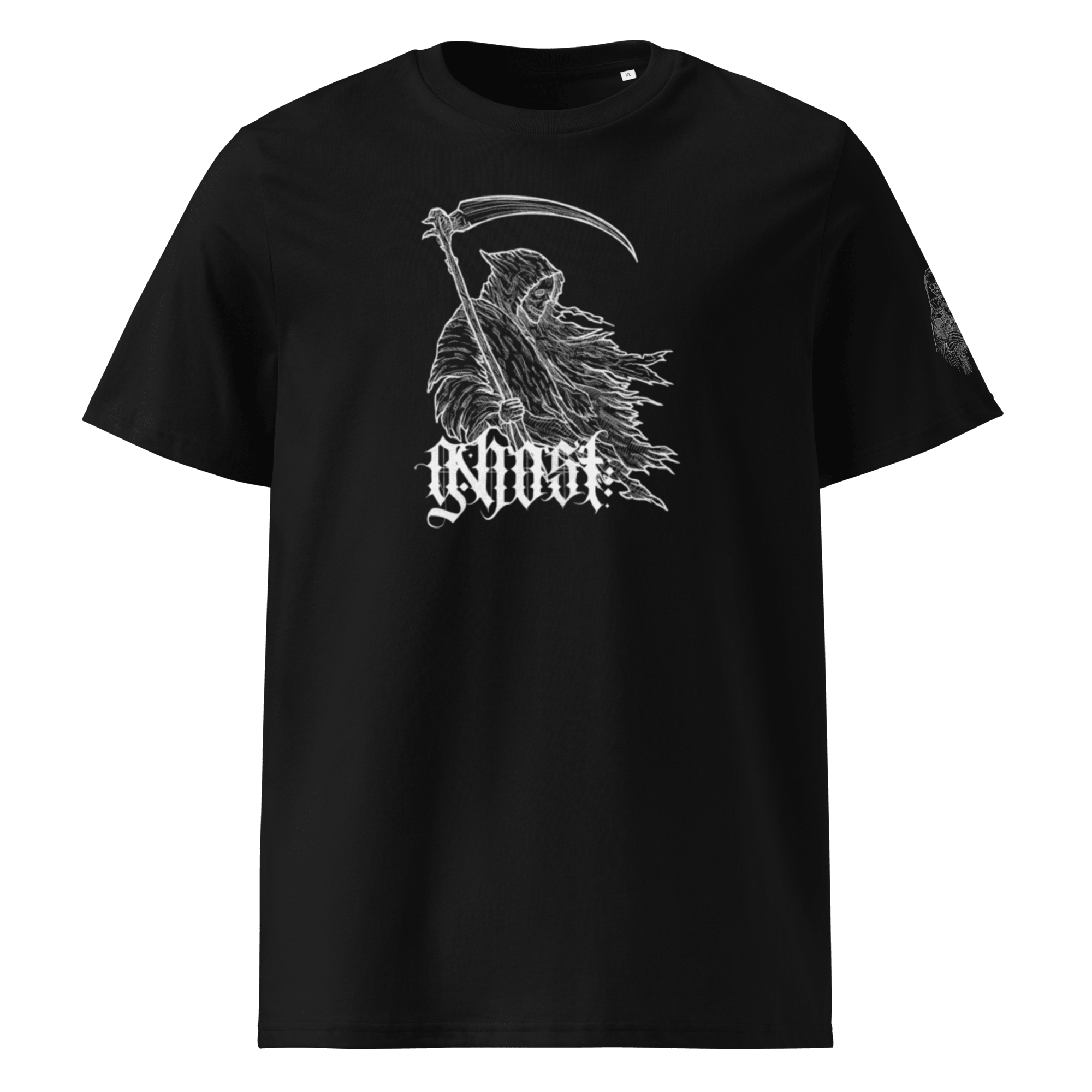 "Ghost" Unisex Bio - T-Shirt mit Rippkragen - rmnsz.store